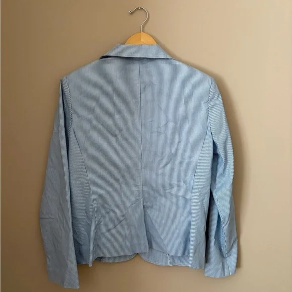 Kim Rogers Blue Blazer with Notched Lapel and Tailored Silhouette size Medium - Picture 3 of 3